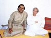 Samaresh with his Guru Ji Pt. Ravi Shankar